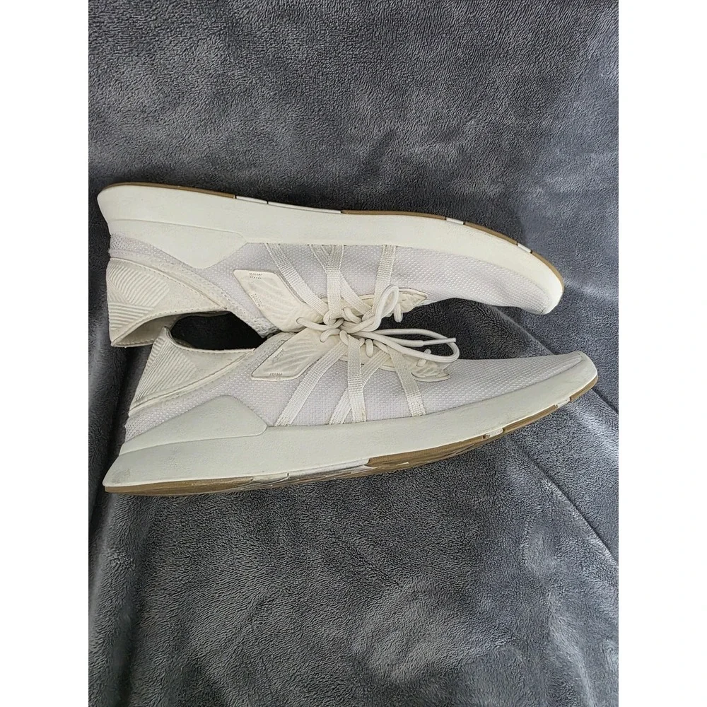 OluKai Holo Shoes Mens Size 12 White Mesh Low Top Athletic Sneakers 10513-WBWB